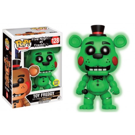 Figurine Five Nights at Freddy's - Toy Freddy Glows in the Dark Pop 10cm