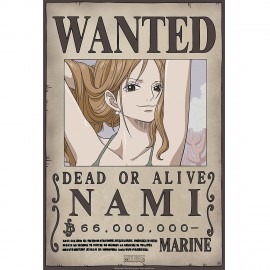 Poster - One Piece "Wanted Nami" NEW 2017 52x38cm