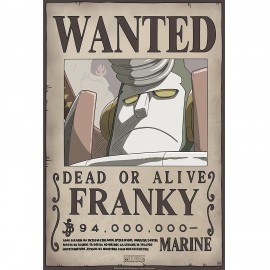 Poster - One Piece "Wanted Franky" NEW 2017 52x38cm