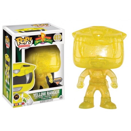 Figurine Power Rangers - Yellow Ranger Morphing Exclusive Pop 10 cm