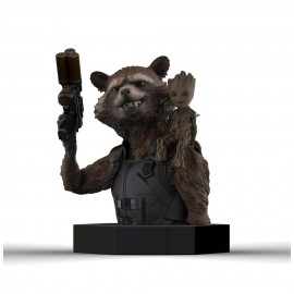 Figurine Les Gardiens de la Galaxie Vol. 2 buste 1/6 Rocket Raccoon & Groot 16 cm