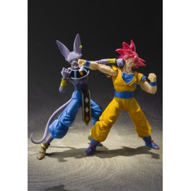 Figurine Dragon Ball Z - Son Gokou Super Saiyan God S.H.Figuarts 15.5cm