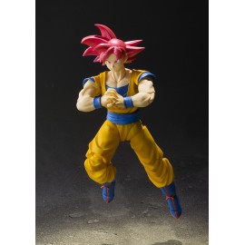 Figurine Dragon Ball Z - Son Gokou Super Saiyan God S.H.Figuarts 15.5cm