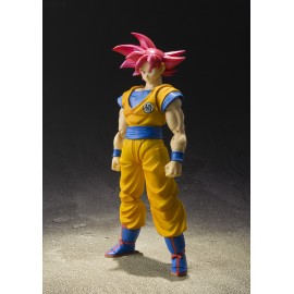 Figurine Dragon Ball Z - Son Gokou Super Saiyan God S.H.Figuarts 15.5cm
