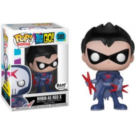 Figurine Teen Titans Go ! - Robin as Red X Unmasked Exclusive Pop 10cm