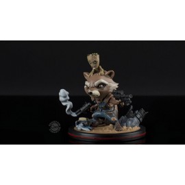 Figurine Marvel - Q-Fig GOTG Rocket & Groot 14 cm