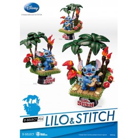 Figurine Disney Lilo & Stitch - Diorama D-Select 004 14cm