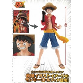 Figurine One Piece - Monkey.D.Luffy Jump 50Th Anniversary 23cm
