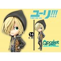 Figurine Q Posket Prince - Yuri on Ice - Yuri Plisetsky Metal Color ver.B  14cm