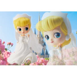 Figurine Q Posket Disney - Cinderella Dreamy Style White Ver.B 14cm