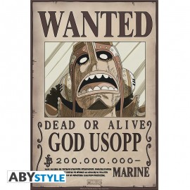 Poster - One Piece "Wanted God Usopp" NEW 2017 52x38cm