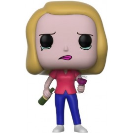 Figurine Rick & Morty - Beth with Wine glass Pop 10 cm