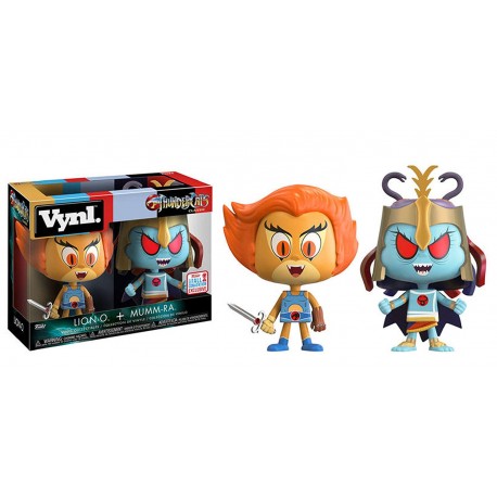 Figurine Thundercats/Cosmocats - 2Pack Lion-O & Mumm-Ra Vynl Fall Convention exclusive 2017 10cm