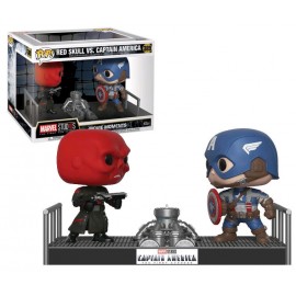 Figurine Marvel - Bi-Pack Movie moments Red Skull Vs Captain America Pop 10cm