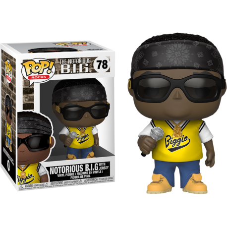 Figurine Notorious Big - Notorious Big with Jersey Pop 10cm