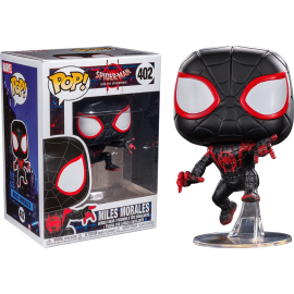 Figurine Marvel - Animated Spider-Man Black Suit Miles Morales Pop 10cm