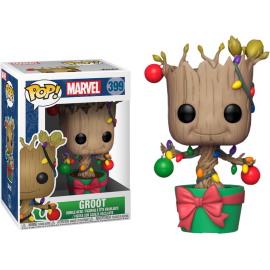 Figurine Marvel - Holiday Groot with Lights and Ornaments Pop 10cm