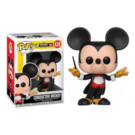 Figurine Disney - Mickey 90th Anniversary - Conductor Mickey Pop 10cm