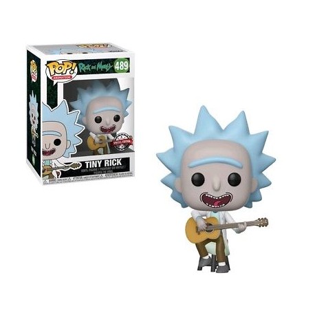 Figurine Rick and Morty - Tiny Rick with Guitar Exclusive Pop 10cm