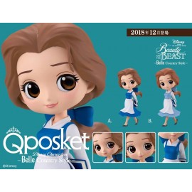 Figurine Q Posket Disney - Belle Country Style Color Ver.A 14cm