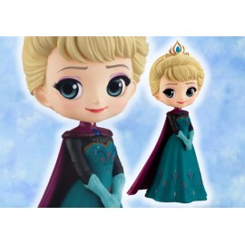 Figurine Q Posket Disney - Frozen - Elsa Coronation Style Normal Ver A 14cm