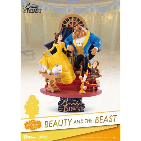 Figurine Disney La Belle et la Bête - Diorama D-Select 011 15cm