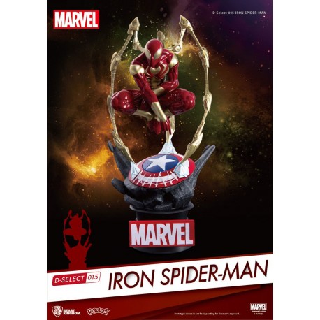 Figurine Marvel - Diorama D-Select Iron Spider-Man 015 16cm