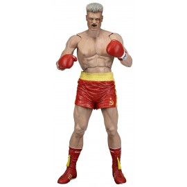 Figurine Rocky IV - Ivan Drago Short Rouge CCCP Version 40th Anniversary 18cm