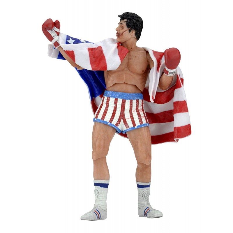 Figurine Rocky IV Rocky Balboa Short US Flag Version 40th Anniversary