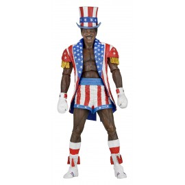 Figurine Rocky IV - Apollo Creed (Uncle Sam Hat And Coat) Version 40th Anniversary 18cm