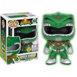 Figurine Power Rangers Mighty Morphin - Green Ranger Glows in the Dark Fall Convention Exclusice 2017 Pop 10 cm