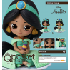 Figurine Q Posket Disney - Jasmine Sugirly Pastel Color Ver.B 9cm