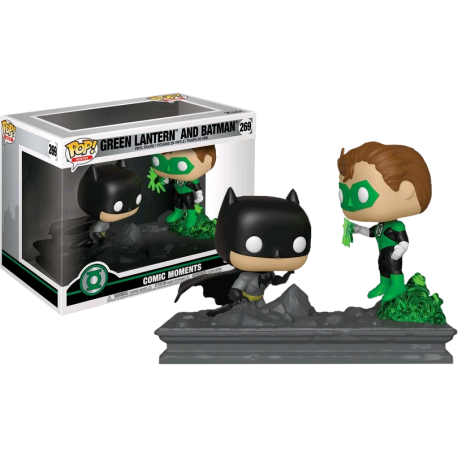 Figurine Dc Comics Batman - Green Lantern (Jim Lee) and Batman Comic Moments Exclusive Pop 15cm