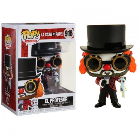 Figurine La Casa de Papel - El Profesor Clown Pop 10cm