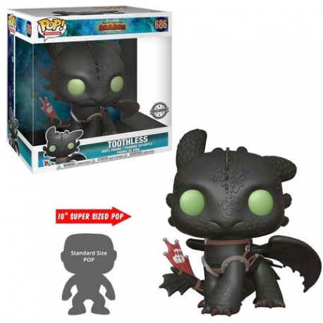 Figurine How to Train your Dragon 3 - Toothless Supersized 26cm Pop
