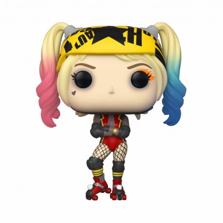 Figurine DC Comics - Birds of Prey - Harley Quinn Roller Derby Pop 10cm