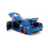 Réplique Marvel - Captain America Hollywood Rides Ford Mustang GT 2006 1/24 métal