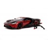 Réplique Marvel - Miles Morales Hollywood Rides Ford GT 2017 1/24 métal