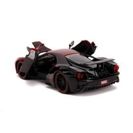 Réplique Marvel - Miles Morales Hollywood Rides Ford GT 2017 1/24 métal