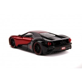 Réplique Marvel - Miles Morales Hollywood Rides Ford GT 2017 1/24 métal