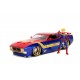 Réplique Marvel - Captain Marvel Hollywood Rides Ford Mustang Mach1 1973 1/24 métal