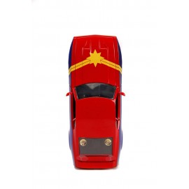 Réplique Marvel - Captain Marvel Hollywood Rides Ford Mustang Mach1 1973 1/24 métal