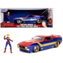 Réplique Marvel - Captain Marvel Hollywood Rides Ford Mustang Mach1 1973 1/24 métal