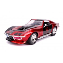 Réplique DC Comics - Harley Quinn Hollywood Rides Chevy Corvette Stingray 1969 1/24 métal