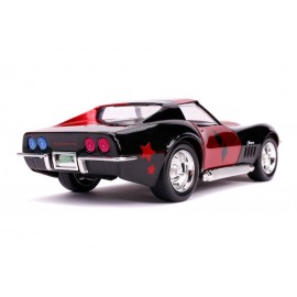 Réplique DC Comics - Harley Quinn Hollywood Rides Chevy Corvette Stingray 1969 1/24 métal