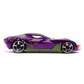 Réplique DC Comics - The Joker Hollywood Rides Chevy Corvette Stingray 2009 1/24 métal