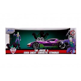 Réplique DC Comics - The Joker Hollywood Rides Chevy Corvette Stingray 2009 1/24 métal