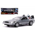 Réplique Retour Vers le Futur 2 - DeLorean Time Machine Hollywood Rides 1/24 métal