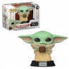 Figurine Star Wars Mandalorian - The Child with Cup Pop 10 cm