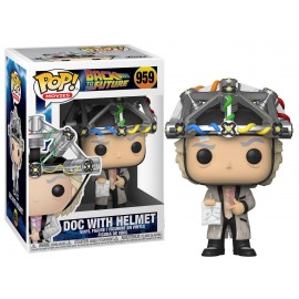 Figurine Retour vers le Futur - Doc with Helmet Pop 10cm